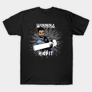 Virat Kohli : Winning is a Habit T-Shirt